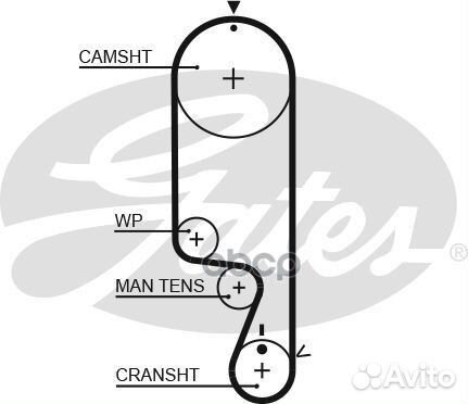 Ремкомплект грм chevrolet aveo/matiz/spark 1,0 05