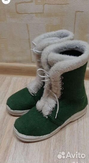 Ботинки войлочные