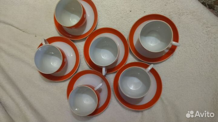 Чайная пара фарфор СССР