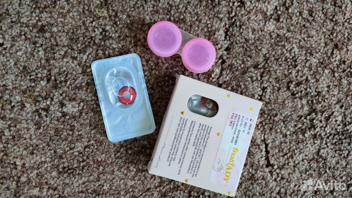 Линзы красные