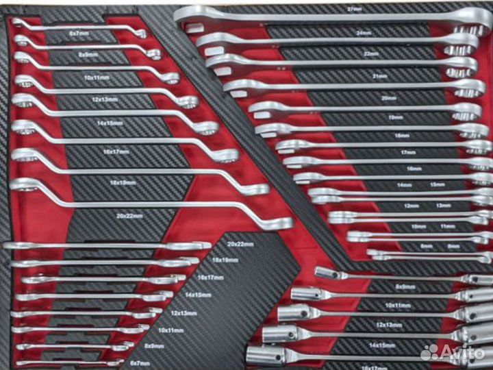 Тележка инструментальная 7 ящиков, 334 предмета