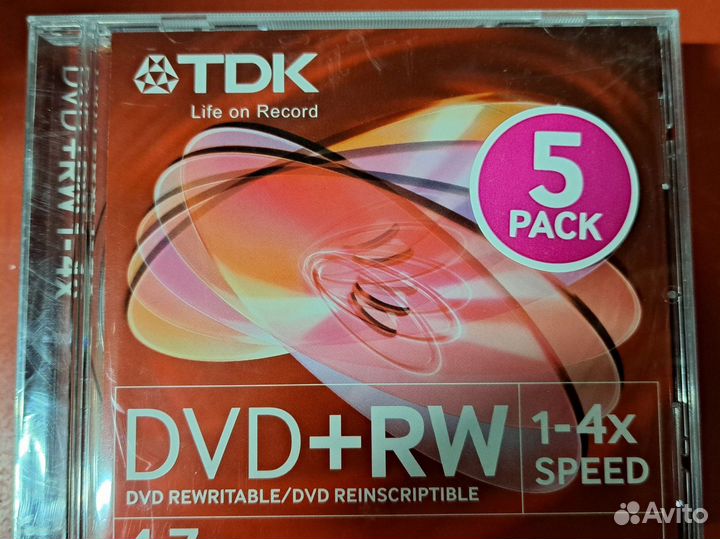 Диски DVD+R werbatim новые