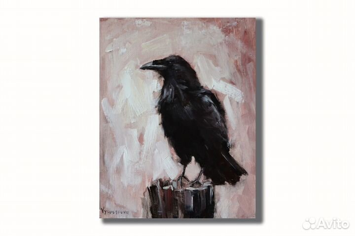 Картины маслом Ворон Абстракция