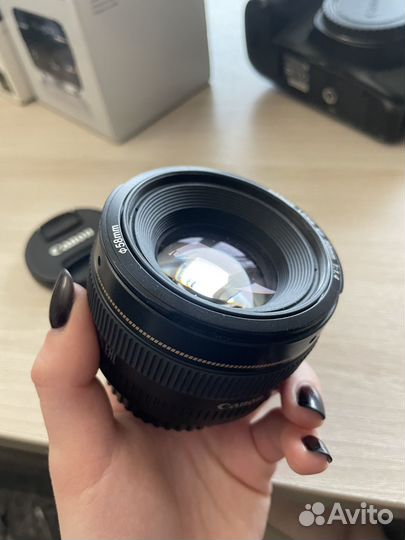 Объектив canon 50mm 1 4