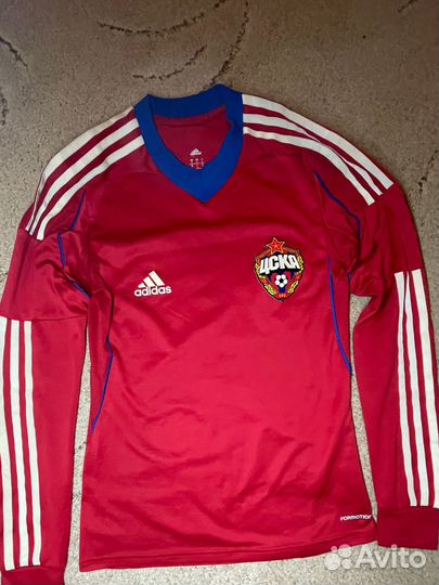 Футболкас длинными рукавами adidas, цска