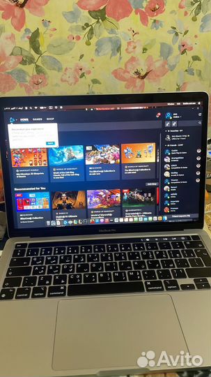 Apple Macbook13,9 2020 m1 touchbar 8gb 512gb ssd.2