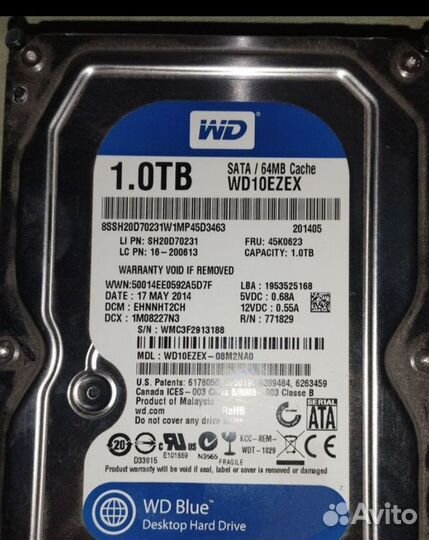 Внешний жесткий диск 1 тб Western Digital