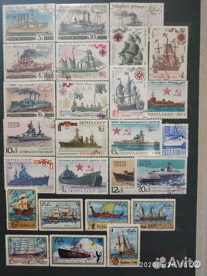 Кляссер с коллекцией марок