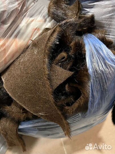 Лоскут, обрезки искусственного меха