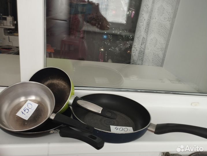 Сковорода -вок, tefal и аллюминиевые