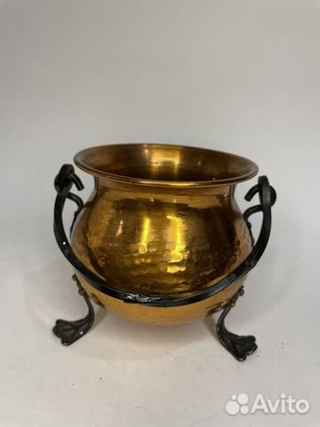 Кашпо маленькое с ручкой