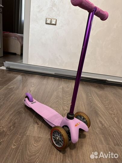 Самокат micro детский трехколесный бу