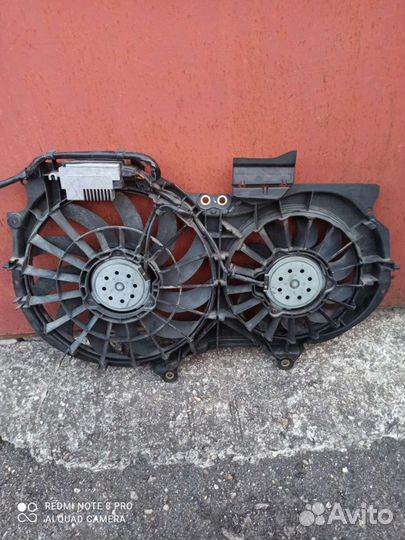 Ауди а4в6 Диффузор с вентилятором оригинал