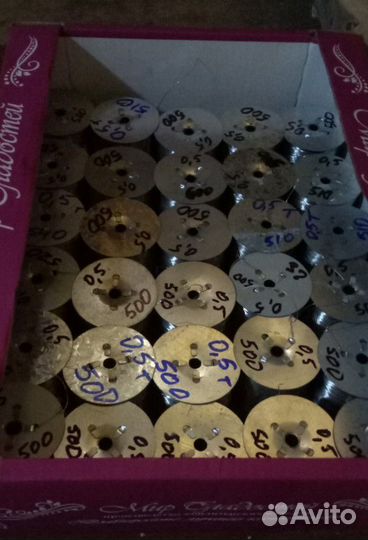 Проволока для рамок пчел светлая нержавеющая 05 мм