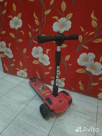 Самокат детский трехколесный бу