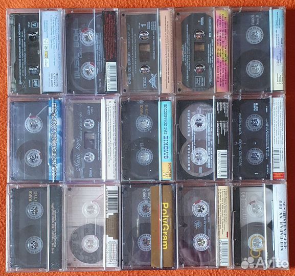 Аудиокассеты Maxell, Basf, Ecp и др