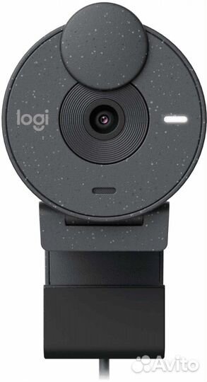 Камера Web Logitech HD Webcam Brio 300 черный 2Mpix (1920x1080) USB Type-C с микрофоном (960-001436)