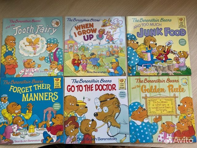 Комплект 7 книг The Berenstain Bears на англ.языке
