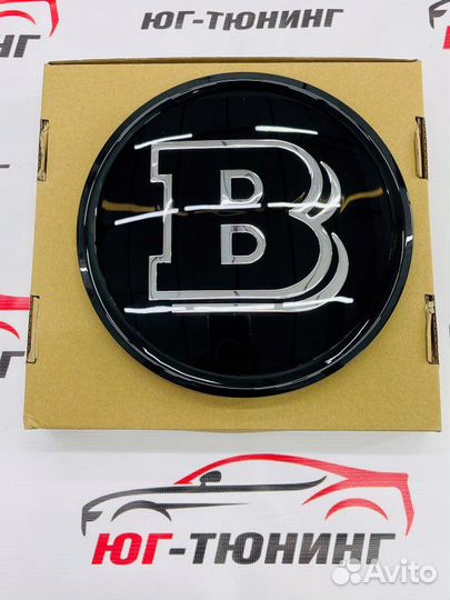 Знак Брабус черный для Mercedes E 212/C205