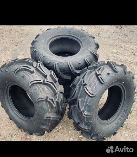Комплект новых шин Zilla 28/12 для квадроцикла