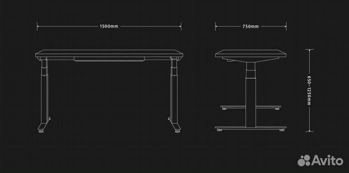 Herman Miller Nevi Sit Stand Письменный Стол