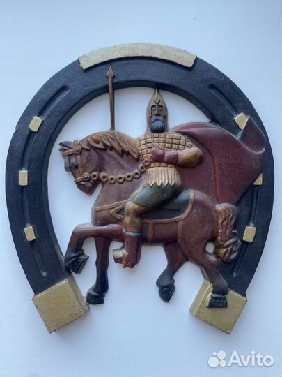 Декаративное настенное панно подкова ретро СССР