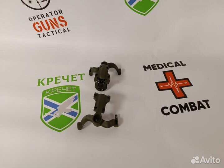 Крепления для активных наушников на шлем Чебурашки