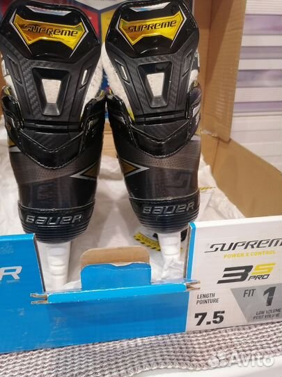Хоккейные коньки bauer supreme 3s pro 7,5