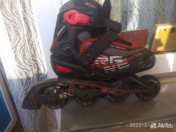 Роликовые коньки детские раздвижные