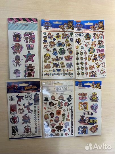 Переводные тату детские