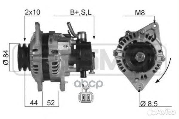 Генератор mitsubishi L200 96-07 210114 Era