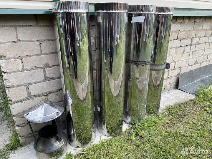 Сэндвич труба для дымохода 150 б/у