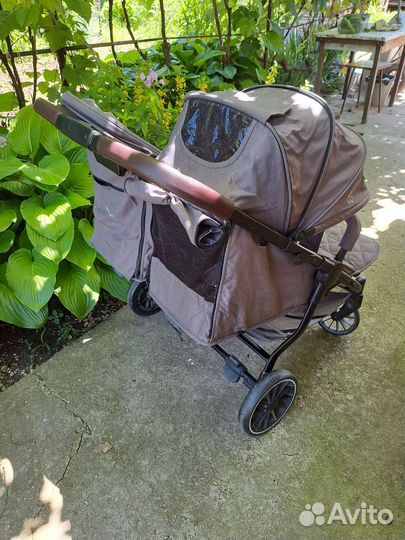 Коляска для двойни bubago model Q Duo