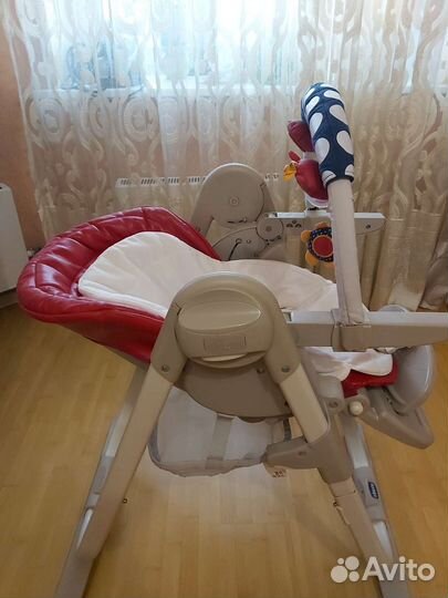 Стульчик для кормления chicco polly magic