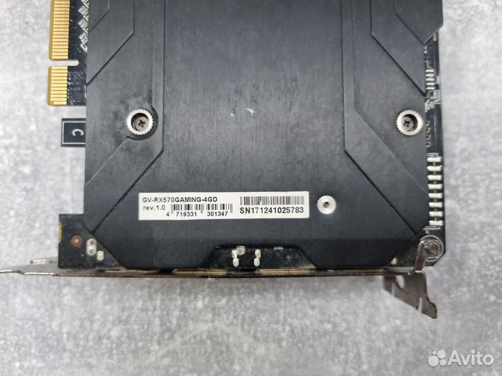 Видеокарта Gigabyte AMD Radeon RX 570 gaming 4Gb