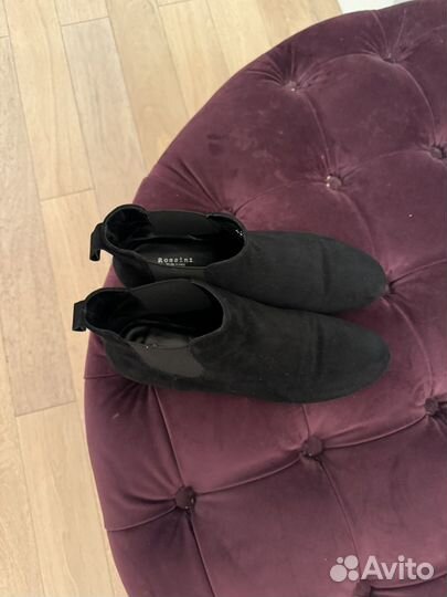 Ботинки Rossini, б/у, натураотная замша, 40 размер