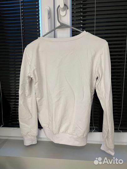 Кофта свишот белая белый
