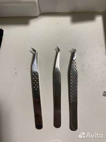 Пинцет для наращивания ресниц