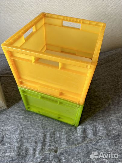 Боксы IKEA для детских игрушек, cd dvd, книг и тд