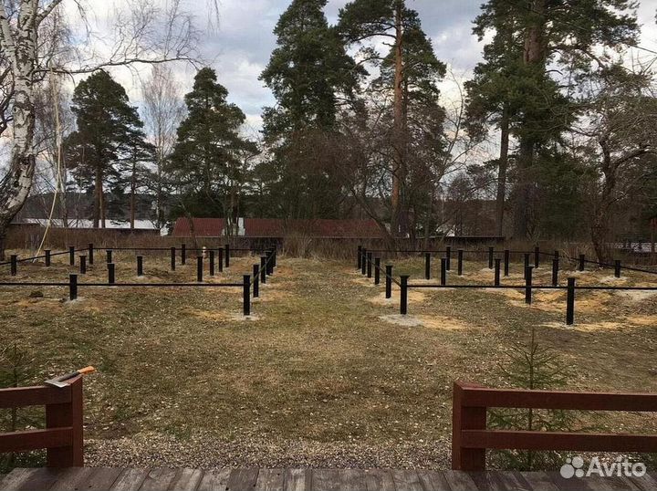 Установка винтовых свай