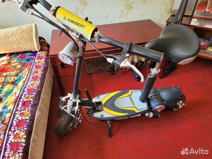 Электросамокат для взрослых с сиденьем