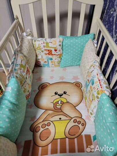 Бортики в детскую кроватку