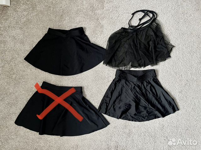 Купальники Юбки гимнастические на девочку 104-110