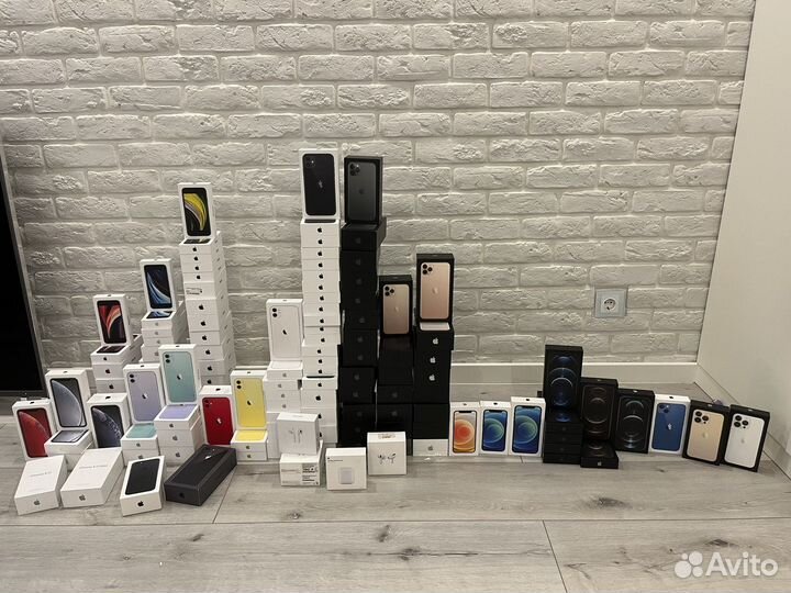 Пустые ориг коробки от айфонов Ростест