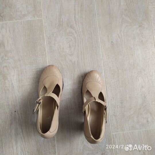 Туфли женские 37 размер натуральная кожа