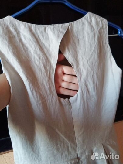 Платье лён 44р-р