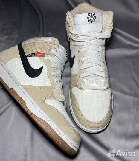 Кроссовки Nike dunk high Next Nature toasty