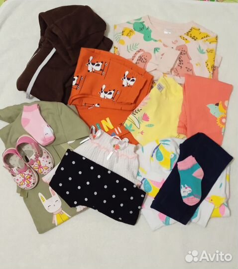 Пакет вещей для девочки 86 размера