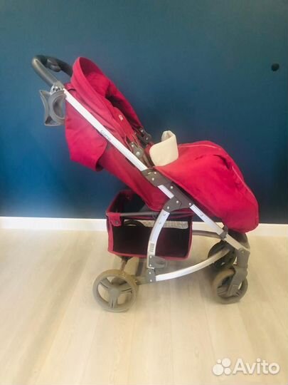 Детская прогулочная коляска babyton cosmo red