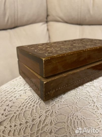 Шкатулка деревянная СССР